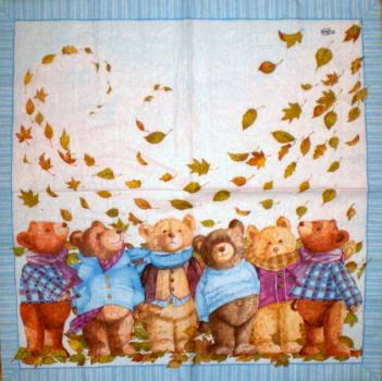 032 Teddy - 3-lagig (blau) - Ambiente